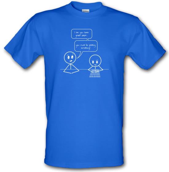 I See You Have Graph Paper t-shirts